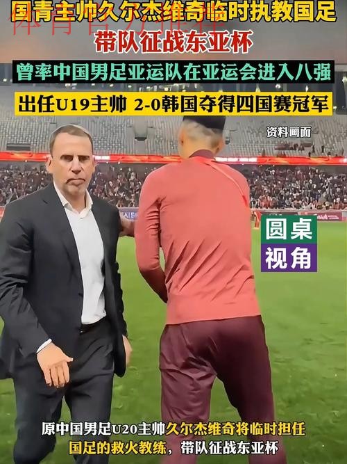 德扬·久尔杰维奇出任中国U-19国家男子足球队主教练