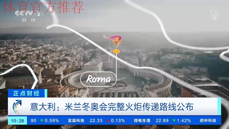 米兰-科尔蒂纳冬奥会公布火炬传递完整路线 米兰-科尔蒂纳冬奥会公布火炬传递完整路线